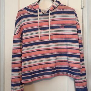 Vans Women’s Striped Cropped Hoodie